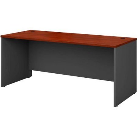 BUSH IND Bush Furniture Wood Desk Shell - 72in - Hansen Cherry - Series C WC244-36